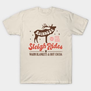 Reindeer Sleigh Rides T-Shirt